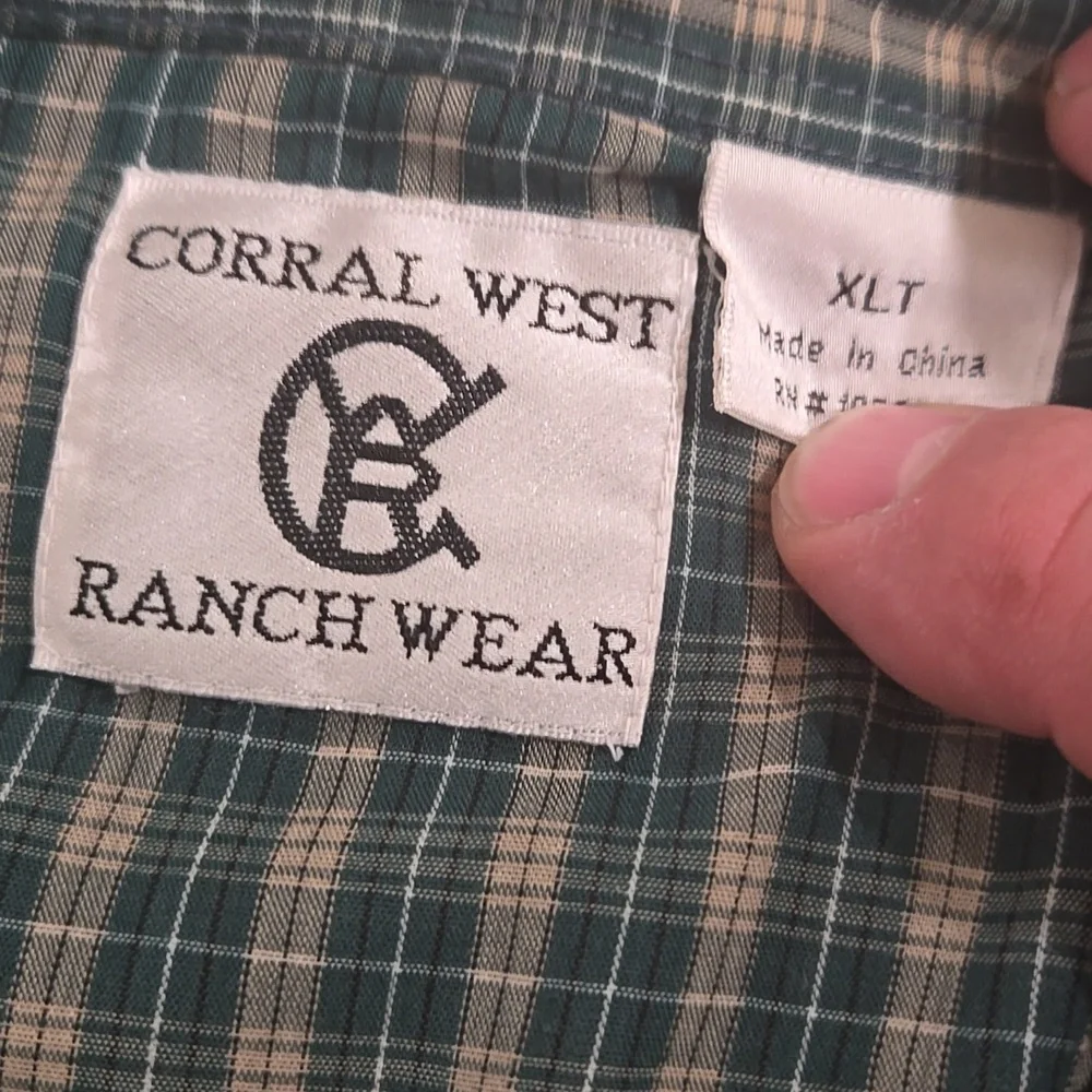 Corral West Ranch Wear Men's Shirt - Picture 7 of 11